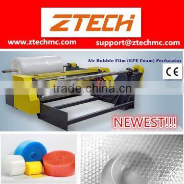 2016 ZTECH newest bubble film perforator