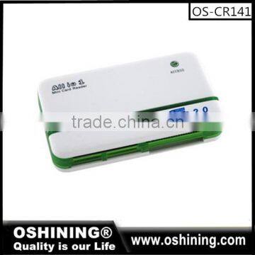 Wholeslae custom logo multi usb 2.0 Strip All in 1 Card Reader (OS-CR141)