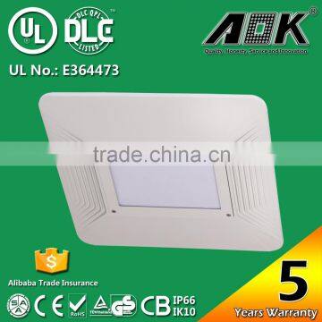 UL DLC IP66 110LM/W 100 Watt Led Canopy Light Fixtures Replace 200W Gas Station Lighting photo-3