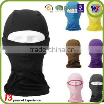 Light single hole caps hat mask colorful lycar lady balaclava hat