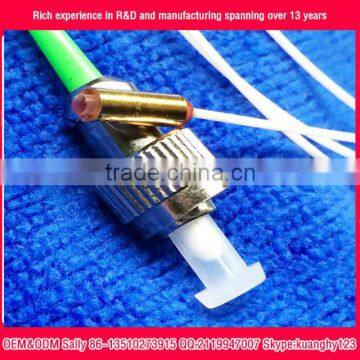 2 M Single Fiber 850nm C-lends Gold-plated Tube Premium Fiber Collimator 5mm WD 250um fiber optic collimator OEM factory