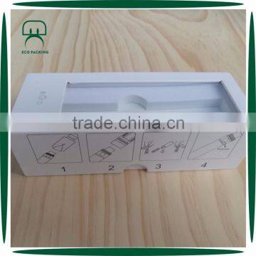 White factory price paper box mod electronic cigarette