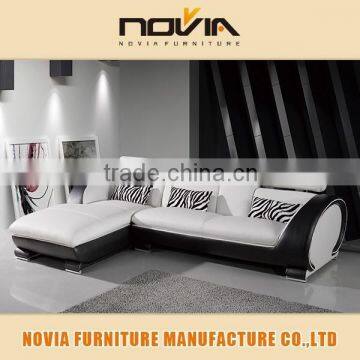 2015 zhejiang ultra modern sofa leather with cup table 110B