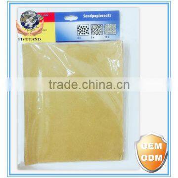 The true colour glass sand grint sanding paper for wood