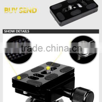 New Updated HPUSN Professional Photography Carbon Fiber Video Tripod With Travel 8cm Steel Nails Buy 1 Get 3 photo-6