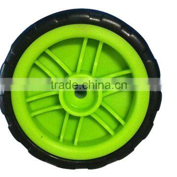 5" plastic wheel baby trolley wheel eva foam wheel for baby stroller