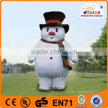 airblown inflatable Christmas display Snowmen