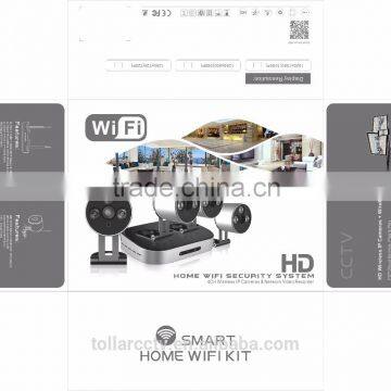 Mini Fashionable Security CCTV Camera Kits With 4 Channel NVR photo-2