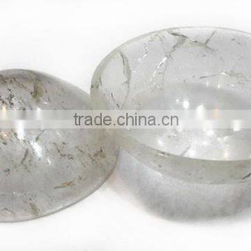 Crystal Quartz 2-Inch Bowls : Wholesale Agate Bowls Exporter : Gemstone Bowls photo-4