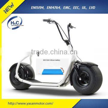 60V/12AH 20AH li-ion battery electric scooter 800w citycoco scooter