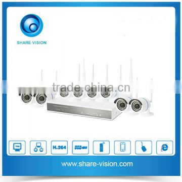 CCTV 8ch POE Optional ip camera system security and surveillance system