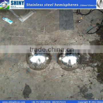 250mm Stainless steel hollow hemisphere