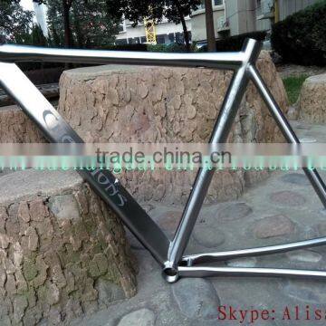 2016 new design!! titanium 55cm road bike frame titanium cyclocross bike frame 650B