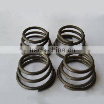 ISO9001 Conical spring with top and bottom baseplate