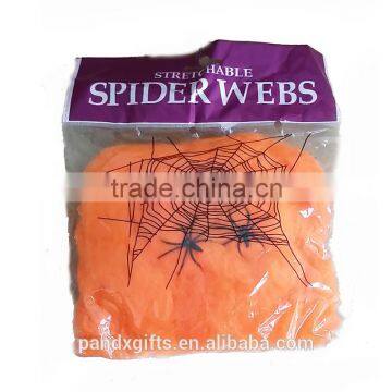Halloween decoration five color spider webs party decoration