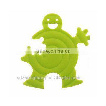 Eco friendly puzzle style smiling coffee table mat