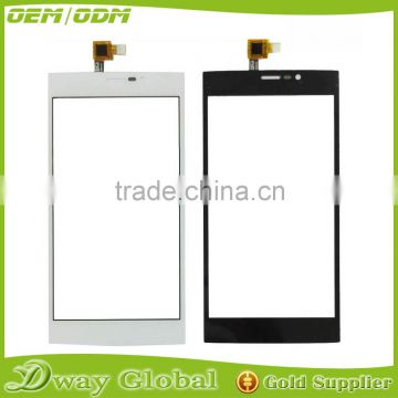 China supplier touch panel for wiko ridge fab 4g touch screen digitizer outer front glass with sensor