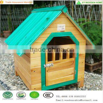 wooden dog house