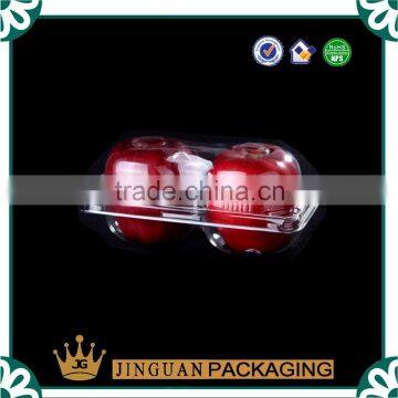 See-through PVC Eco-friendly Plastic Apple Blister Packaging Box