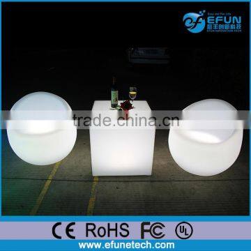 party and bar stool led light up oval shape furniture outdoor egg chairs