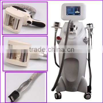 Wrinkle Remove Destroy Fat Cell Machine Vacuum Roller Massage RF Super Cavitation Slimming Machine