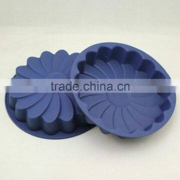 Round silicone birthday cake mould Silicone Pizza mould