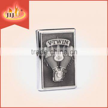 JL-049V Top Quality Windproof Metal Material Gas Lighter