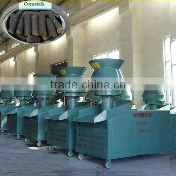 Grass briquette machine