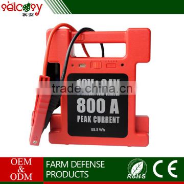 Alibaba provided get CE and ROSH emergency car jump starter