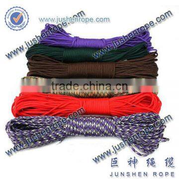 Cotton cord color round braided