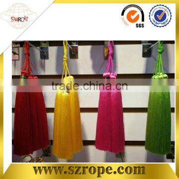 colorful hand made red tassel for jewelry