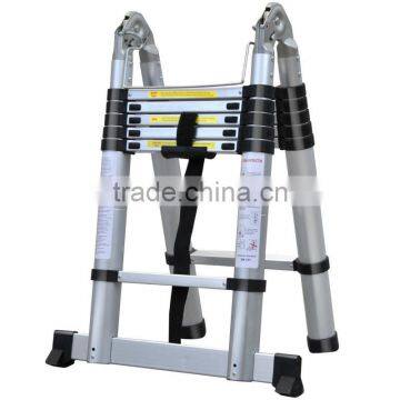 New type 3.8m multi-purpose aluminum telescopic aluminum ladder /folding ladder EN131 standard