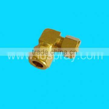 Brass Threaded Ferrule 9.52mm Elbow 90degrees Connector photo-2
