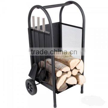 Metal Firewood Log Trolley photo-2