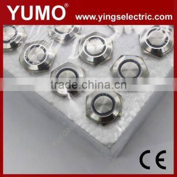 LA16JSF-11E 16mm Momentary/alternate Stanless Steel Blue 3A/250VAC 5 Pin Metal Button Push Button Switch photo-4