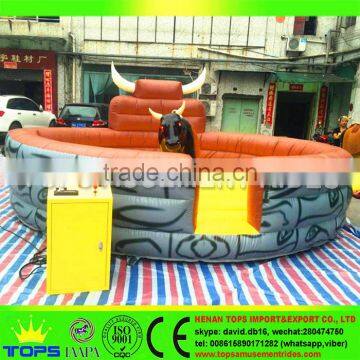 2017 New Look Inflatble Mechanical Rodeo Bull Mat/machine Rodeo Bull Mat/mechnical Bull Ride for Sale photo-3