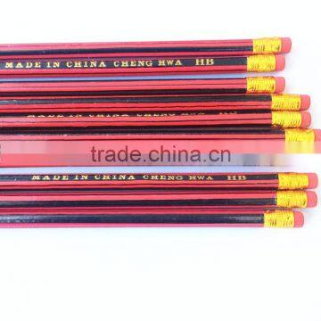 Hexagon HB Pencil, 7" HB Black Lead Pencil With Eraser photo-5