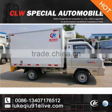 high quality 4*2 van refrigerated container truck for sale