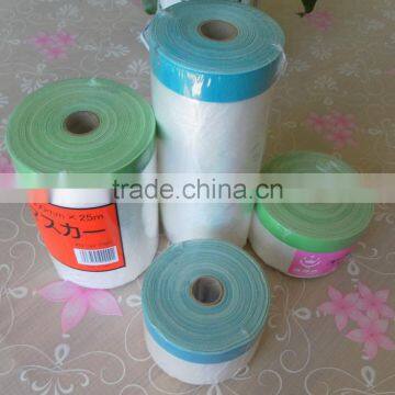Cloth Taped Paint Masking Plastic photo-3