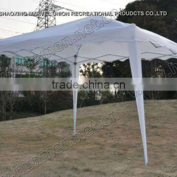 Small white polyester pop up canopy 3x3m