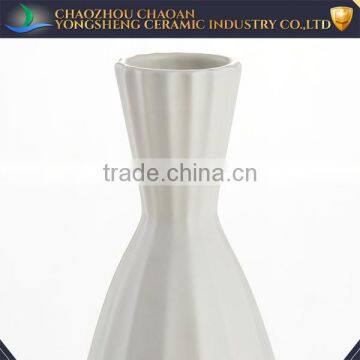 Chaozhou Factory Hot Selling White Ceramic Vase Home Decoration photo-2