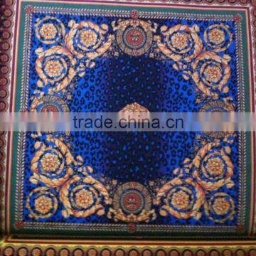 Italian Style Vanity Crown Leopard Wall Decoration/Barocco Leopard Classic Blue Velvet Home Decoration With Oil Painting Frame photo-2