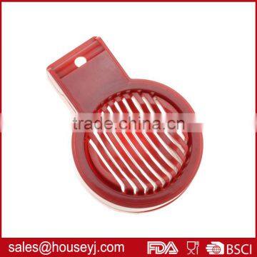 wholesale plastic case stainless wire egg slicer egg cutter