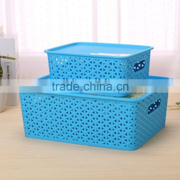 N518 House Hold Plastic Storage Box Big Storage Organizer Home Storage Basket