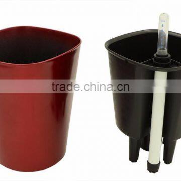 Self Watering Planter Flower Pot Water Level Indicator Home Office Pot photo-2