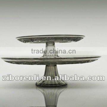 Glass Cake Plate With Cover photo-5