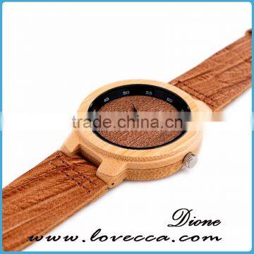 New 100% Nature Wood Watch Custom Logo Bulk photo-3