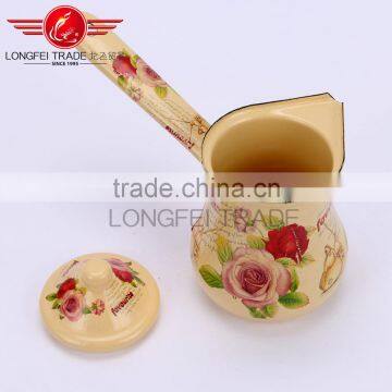 Red Color Arabic Induction Coffee Pot for Turkish Coffee With Lid photo-6