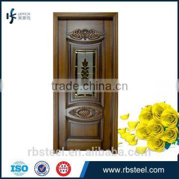 2015 NEW style product glass door wood door interior