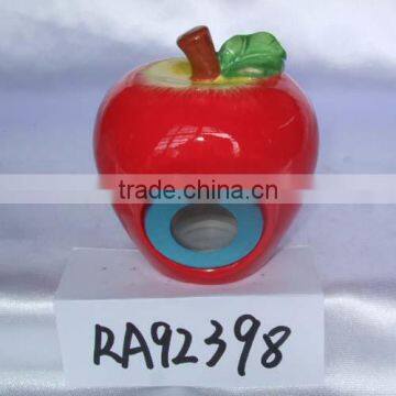 apple shaped children's gifts ceramic money jar hot sale